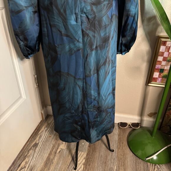 Sachin + Babi Lola Tonal Petal Printed Midi Dress 12 - Picture 8 of 14